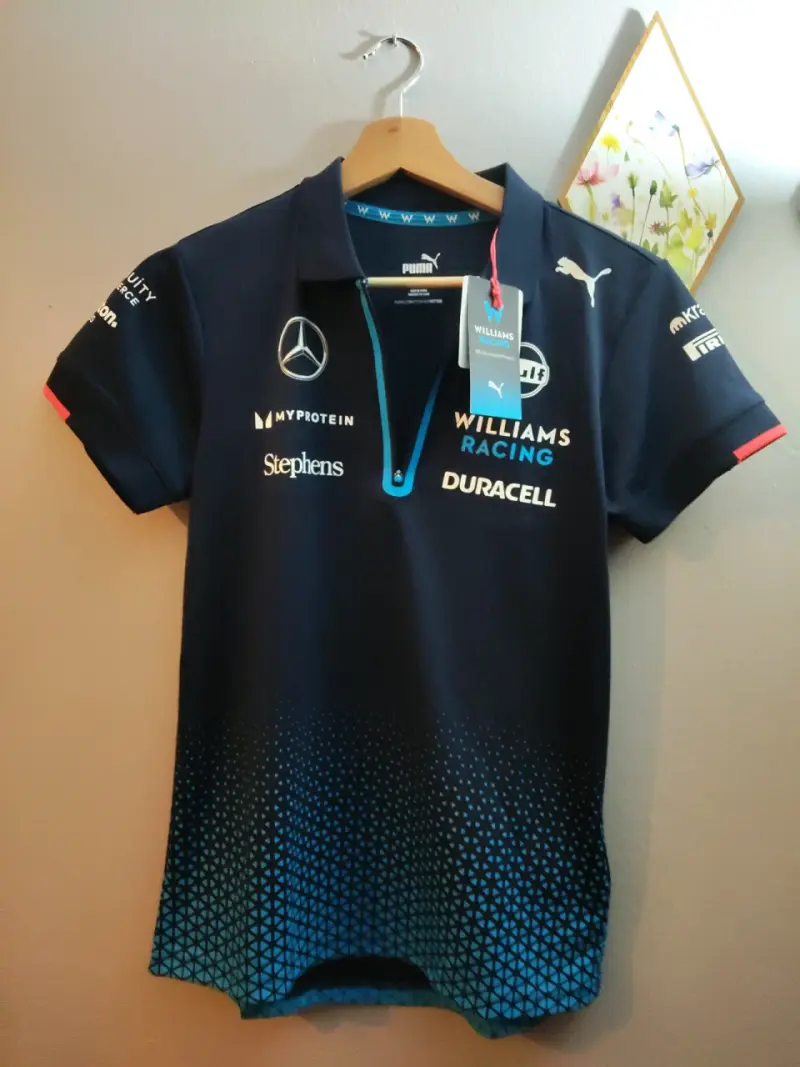 Polera Polo Williams Racing Puma Azul