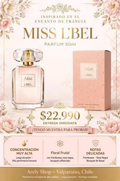Perfume Miss L'Bel Parfum 50ml Floral Frutal - miniatura 1