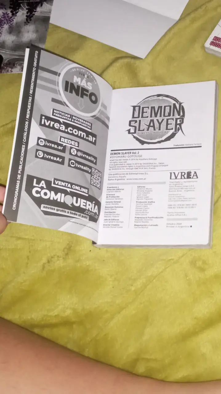 Manga Demon Slayer Volumen 2 de Koyoharu Gotouge - 6
