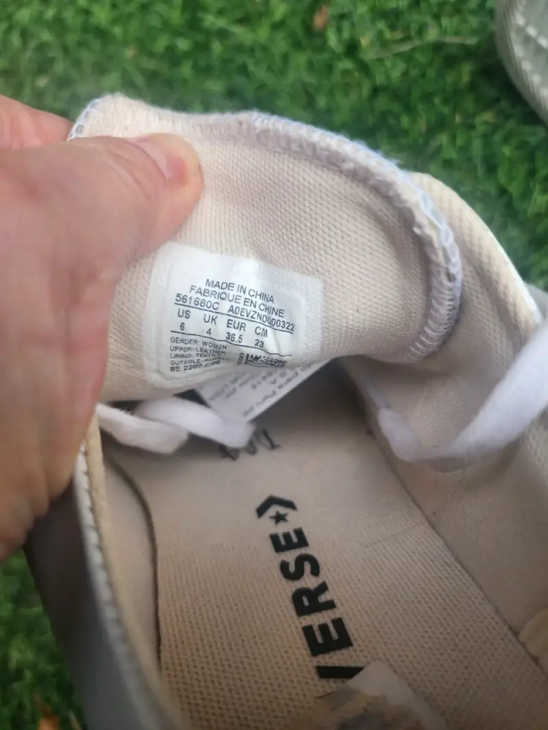 Zapatillas Converse All Star blancas con diseño d - 5
