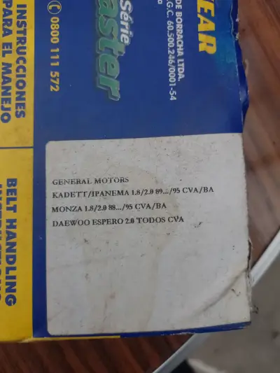 Correa Sincrónica Goodyear Gatorback Serie Master - miniatura 2
