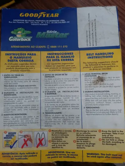 Correa Sincrónica Goodyear Gatorback Serie Master - miniatura 3