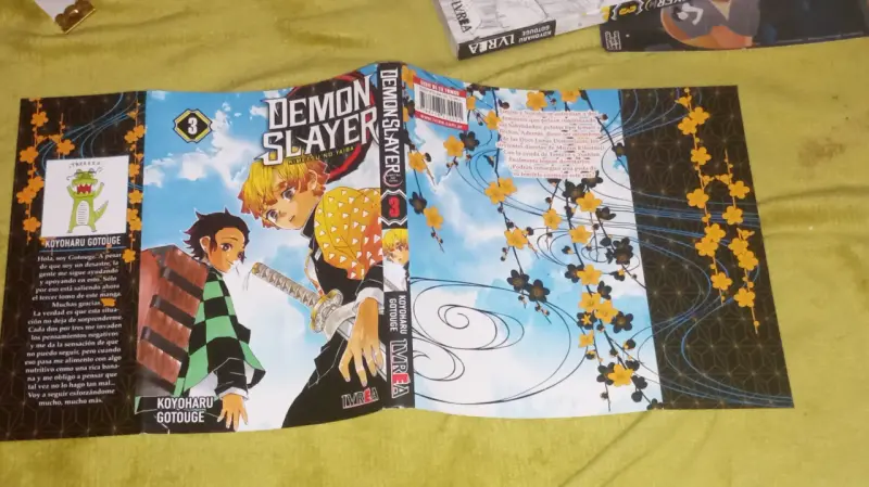Manga Demon Slayer Volumen 3 de Koyoharu Gotouge - 1