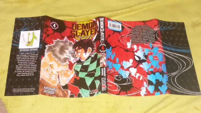 Manga Demon Slayer Volumen 4 de Koyoharu Gotouge - 1