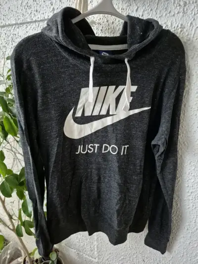 Polerón Nike Just Do It gris oscuro - miniatura 1