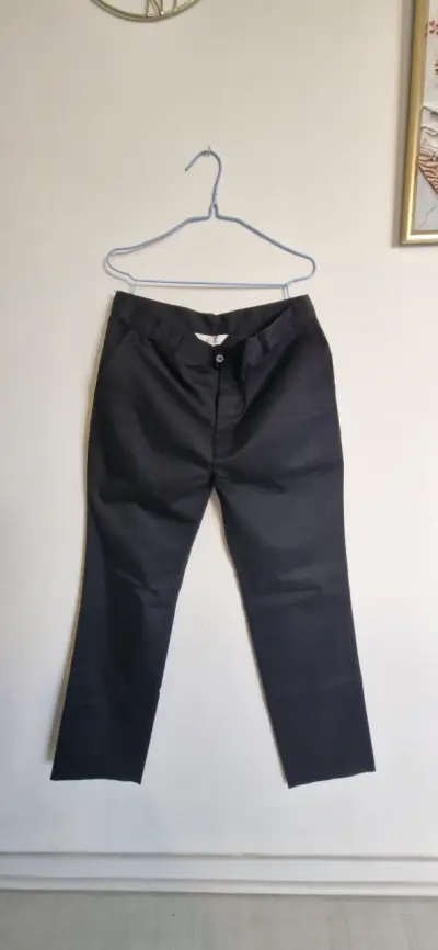 Pantalones negros Ruben Campos talla 46 - miniatura 1