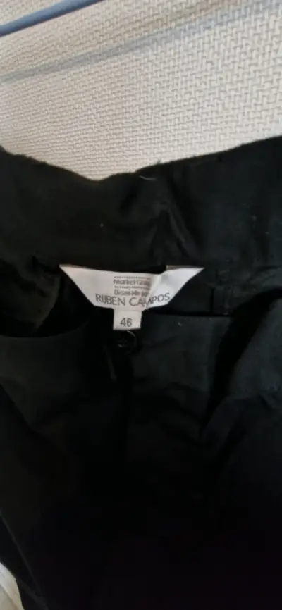 Pantalones negros Ruben Campos talla 46 - miniatura 4