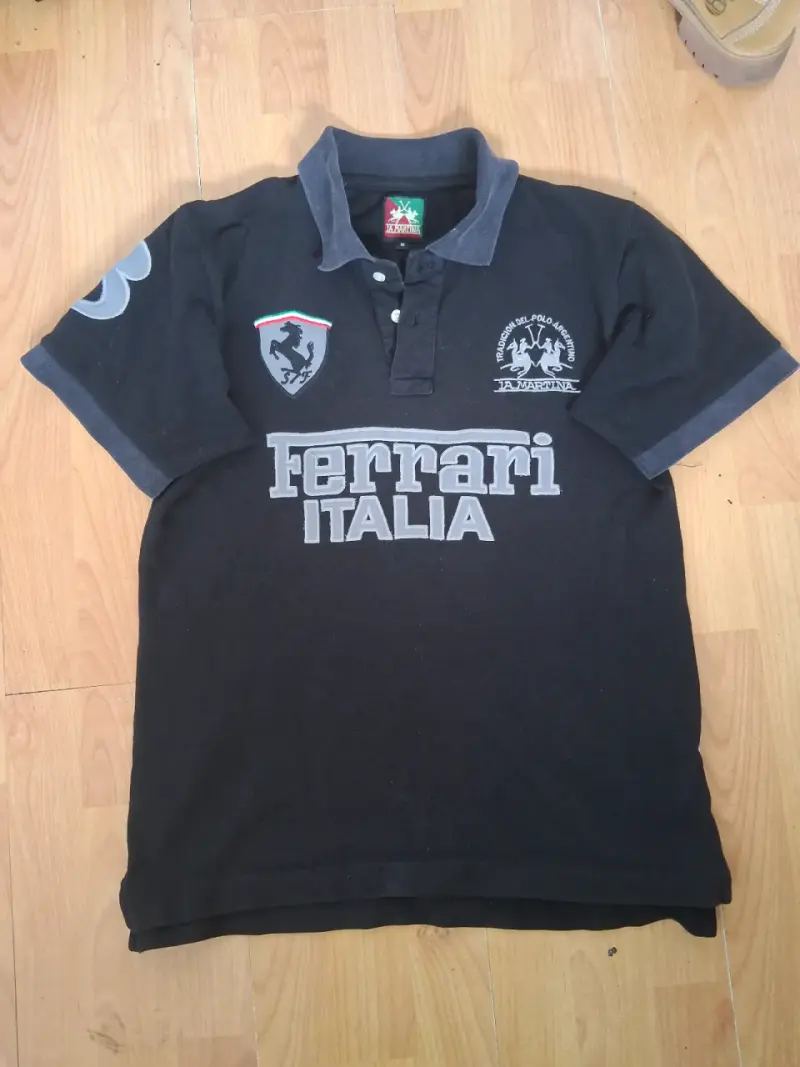 Polo Negra Ferrari Italia