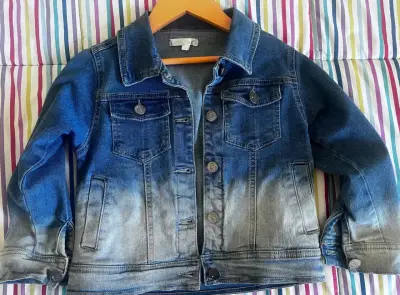 Chaqueta de mezclilla niñas + jeans - miniatura 1