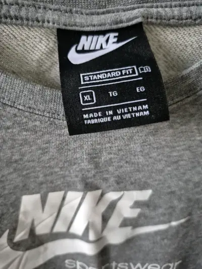 Vestido Nike Sportswear gris con rayas - miniatura 2