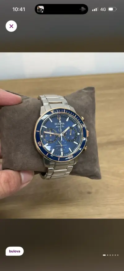 Reloj Bulova Marine Star cronógrafo azul - miniatura 1