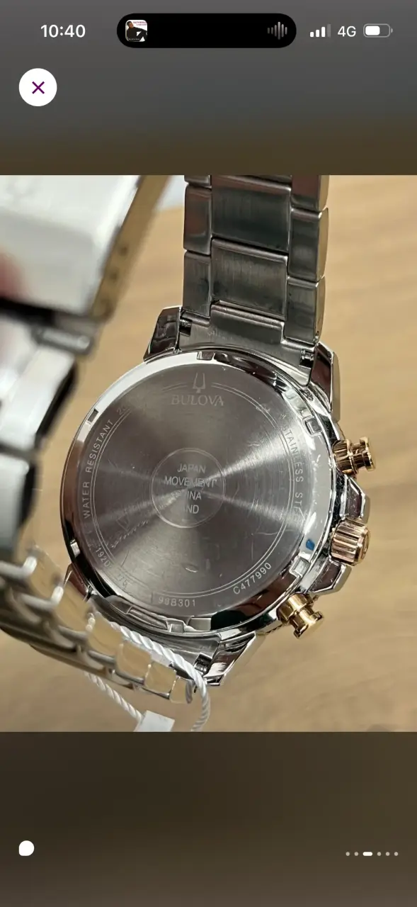 Reloj Bulova Marine Star cronógrafo azul - 4