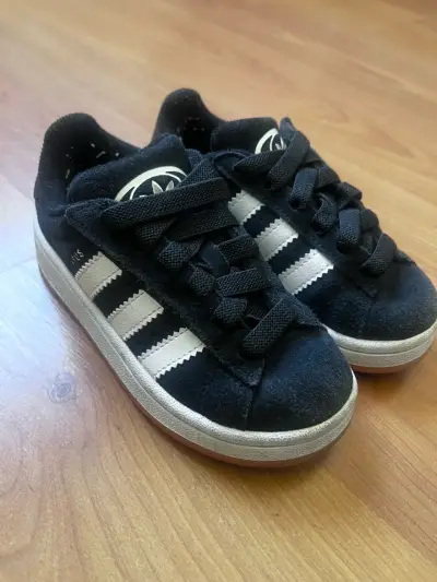 Zapatillas Adidas Campus 00s para niñas, negras - miniatura 5