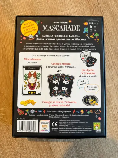 Juego de mesa Mascarade de Bruno Faidutti - miniatura 2
