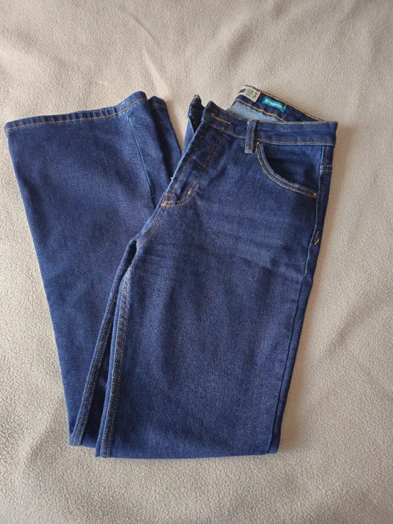 Jeans azul recto Americano talla 36 - 1