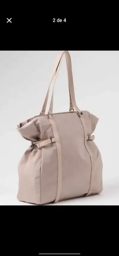 Bolso tote beige Humana para mujer - miniatura 2