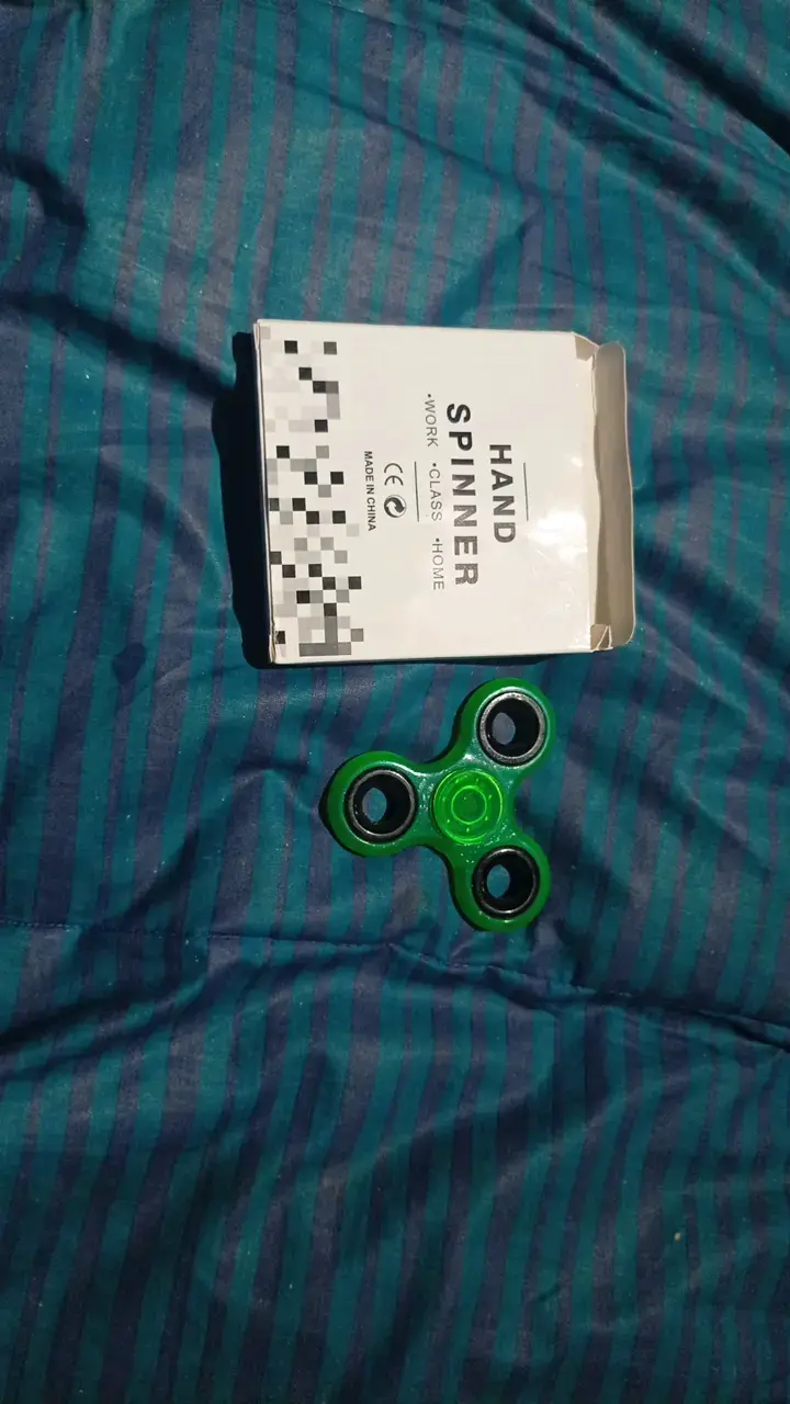Fidget Spinner Verde Antiestrés