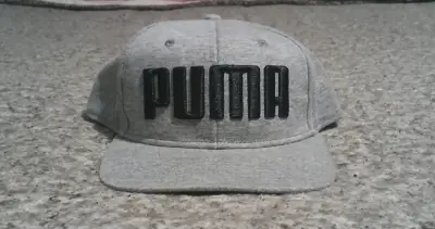 Gorra gris Puma con logo bordado - miniatura 1