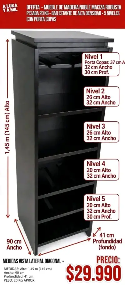 🎋🎊🎈MUEBLE BAR - miniatura 6