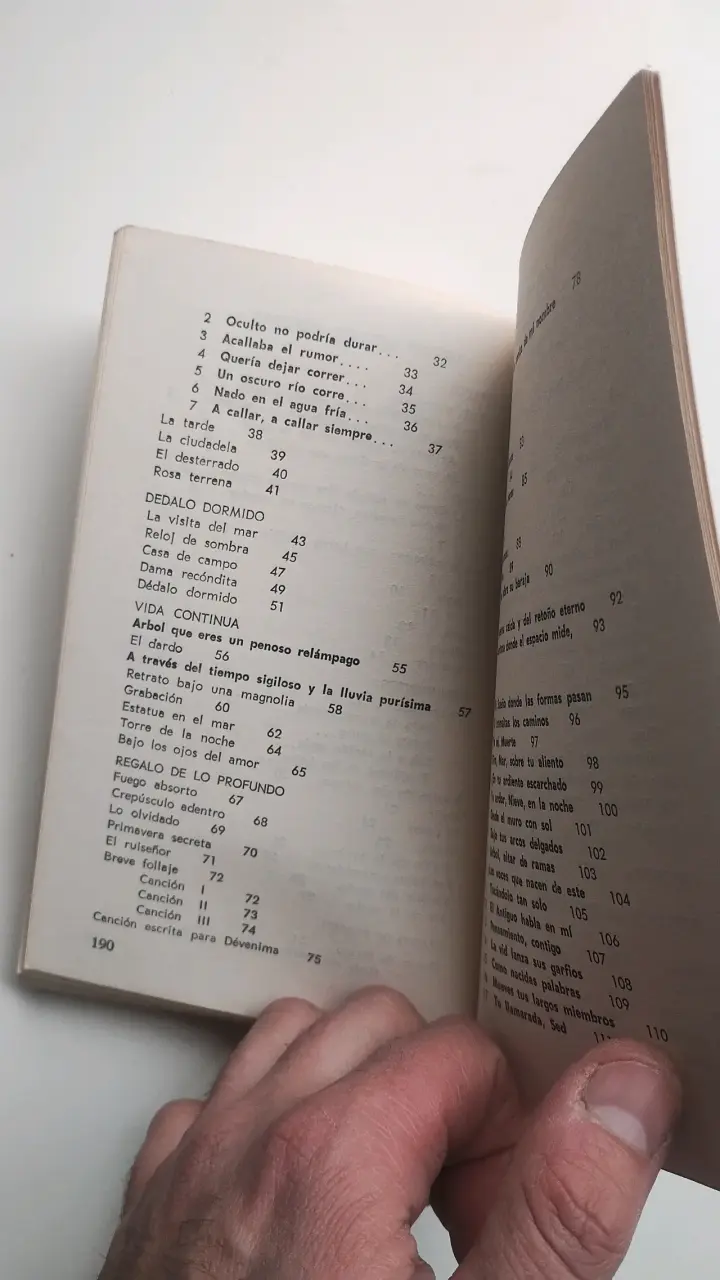 Libro Vida Continua' de Javier Sologuren, poesía - 6
