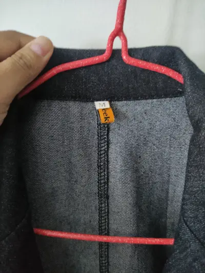 Blazer de mezclilla para mujer talla M - miniatura 2