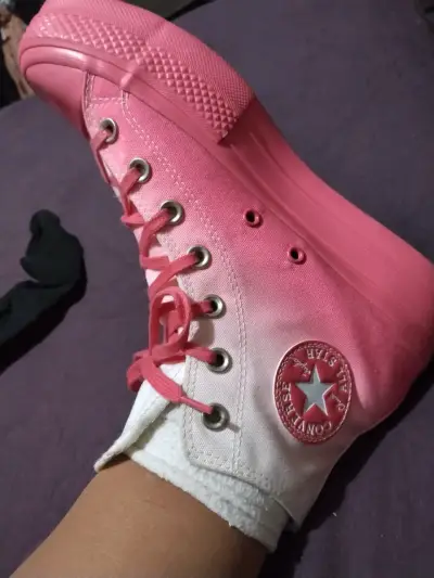 Zapatillas Converse All Star rosas degradadas - miniatura 1