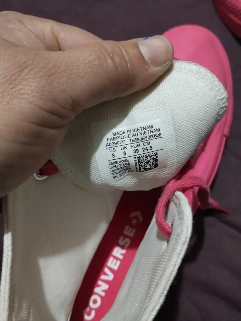 Zapatillas Converse All Star rosas degradadas - 4