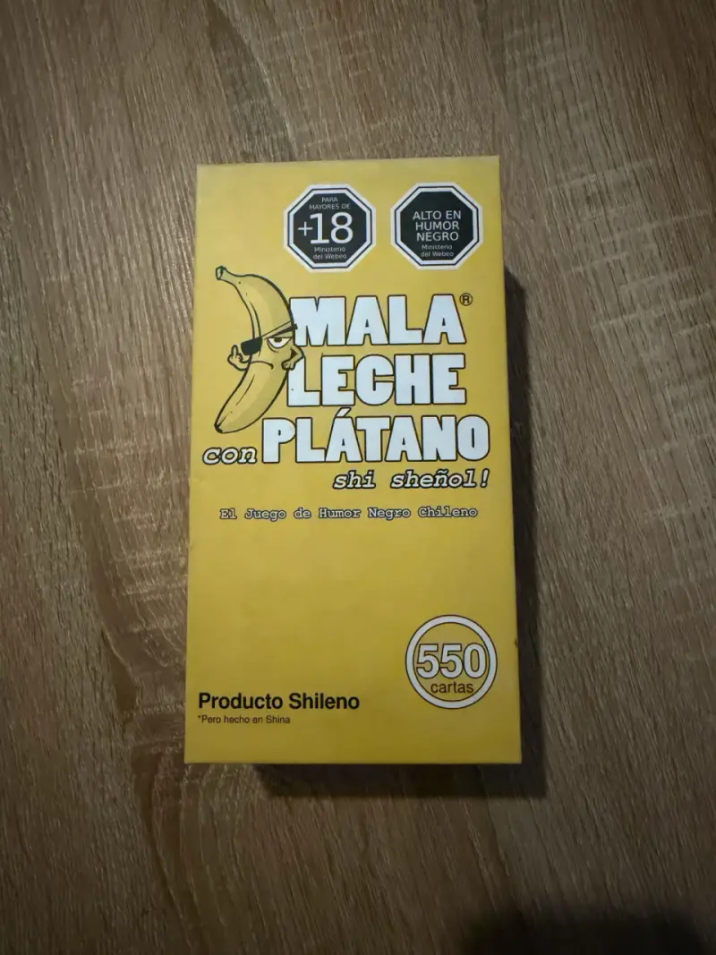 Juego Mala Leche con Plátano 550 cartas