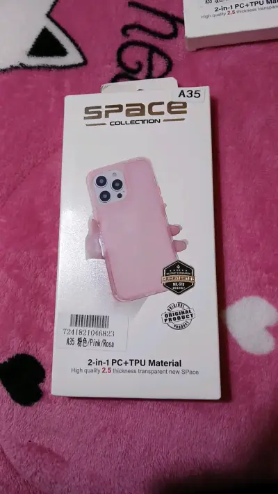 Funda protectora rosa para Samsung galaxy A35 - miniatura 1