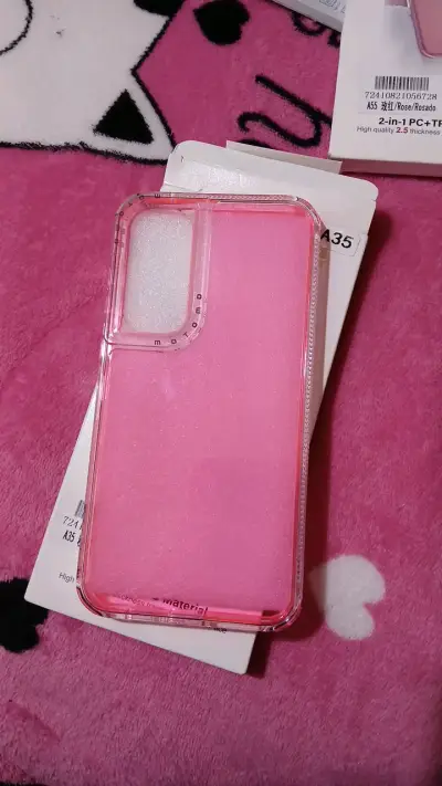 Funda protectora rosa para Samsung galaxy A35 - miniatura 2