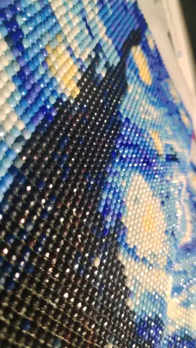 Pintura de Diamante La Noche Estrellada - miniatura 2
