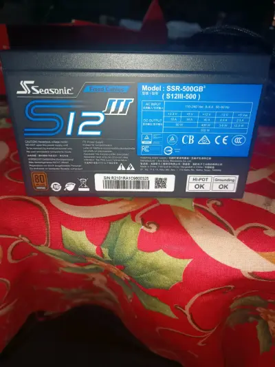 Fuente Seasonic S12iii 500w 80 Plus Bronze - miniatura 1