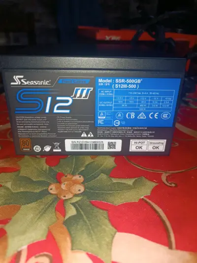 Fuente Seasonic S12iii 500w 80 Plus Bronze - miniatura 4