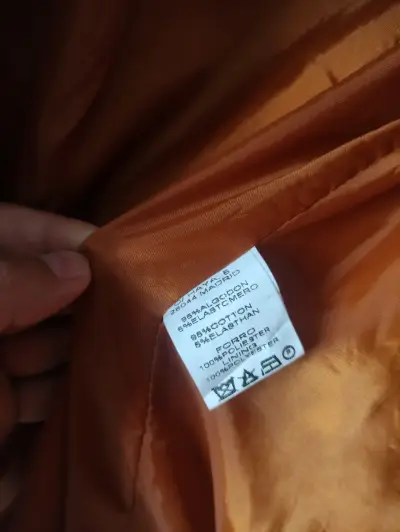 Blazer de mujer color terracota talla 40 - miniatura 2