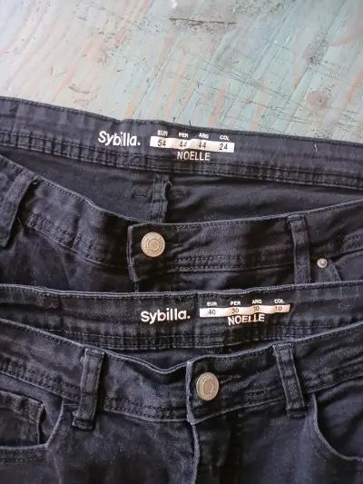 Jeans negros Sybilla Noelle para mujer - miniatura 1
