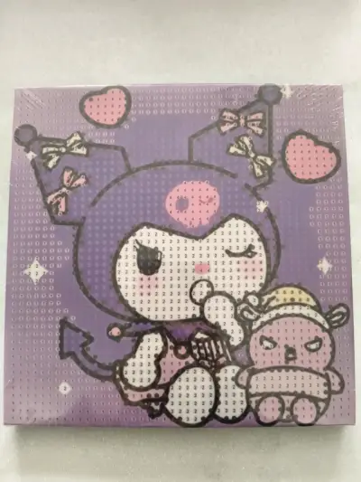 Kit de Pintura Diamante Kuromi 20x20 cm - miniatura 1