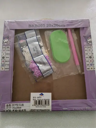 Kit de Pintura Diamante Kuromi 20x20 cm - miniatura 2