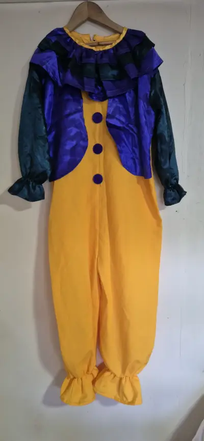 Disfraz de payaso colorido para adulto 18 xs - miniatura 1