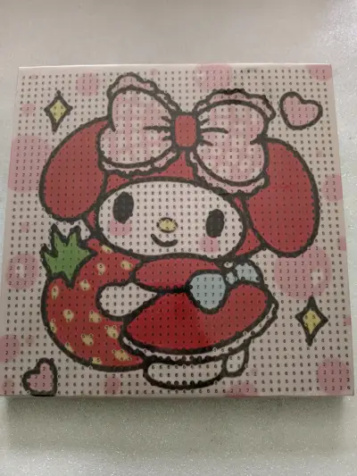 Kit de pintura diamante My Melody 20x20 cm - miniatura 1