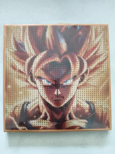 Kit de pintura de diamantes Dragon Ball 20x20 cm - miniatura 1
