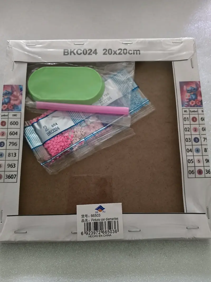 Kit de pintura diamante Stitch 20x20 cm - 2