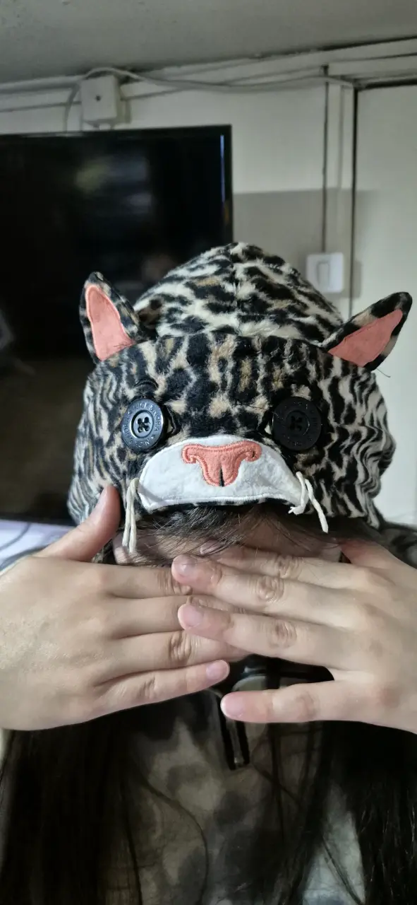Pijama enterizo de leopardo con capucha s - 3