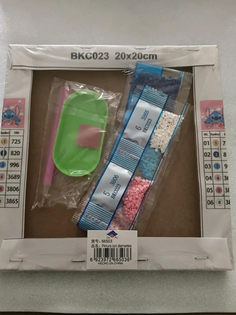 Kit de pintura diamante Stitch 20x20 cm - 2