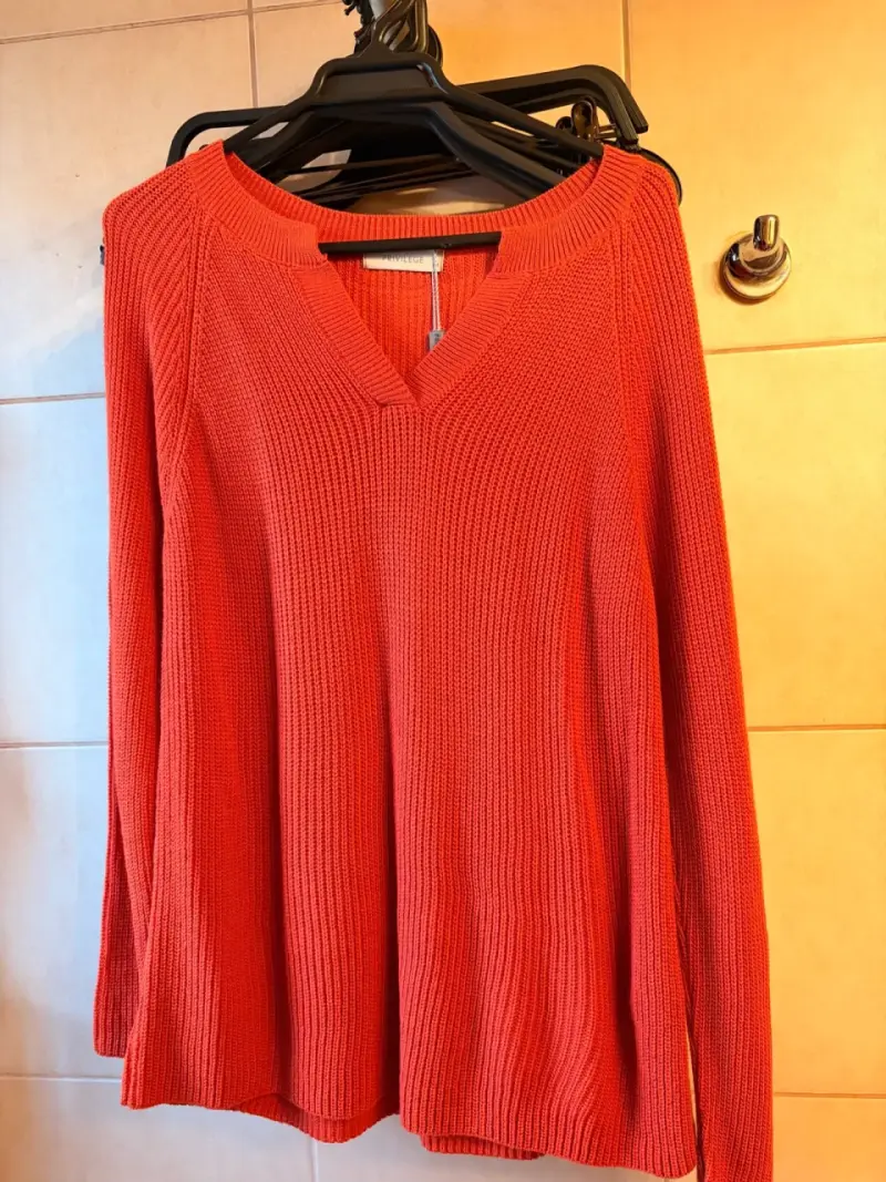 Suéter de punto rojo Privilege para mujer - 1