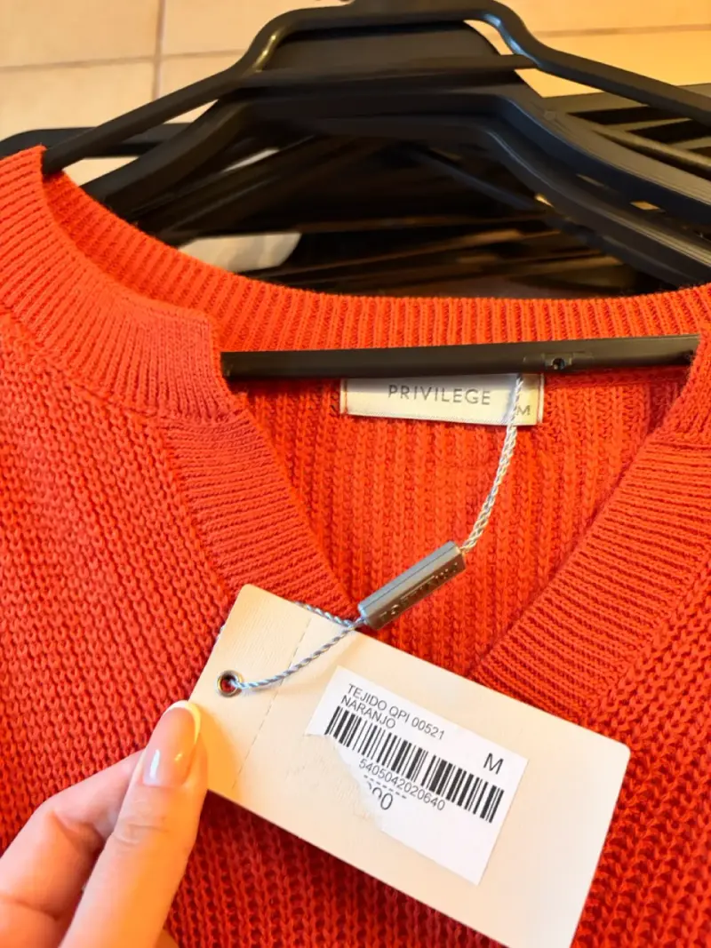 Suéter de punto rojo Privilege para mujer - 2