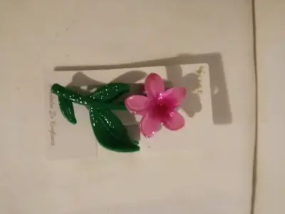 Trabas  para el cabello con diseño de flores 🌸🦋 - miniatura 3