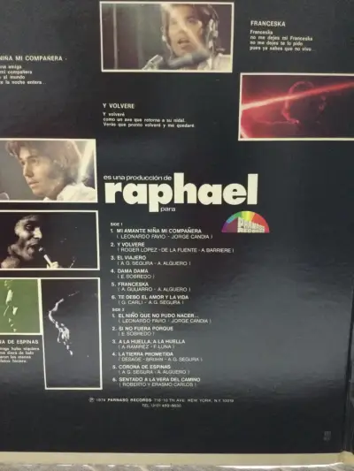 Vinilo Raphael - Álbum Clásico 1974 - miniatura 1