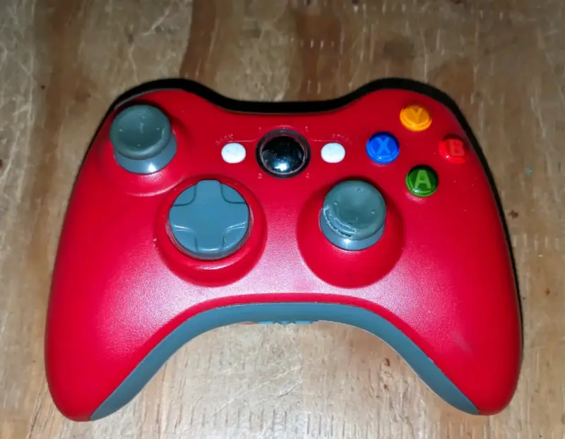 Control inalámbrico rojo para Xbox 360 kit de c - 2