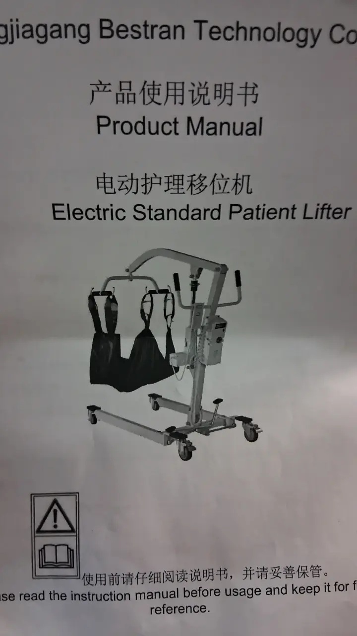 Grúa eléctrica para pacientes Bestran - 1