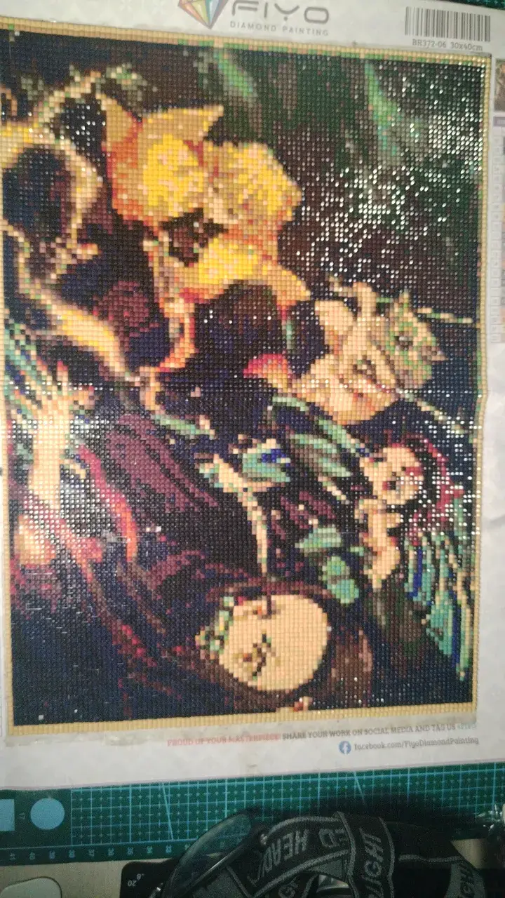 Pintura de diamantes Fiyo 30x40 cm - 1